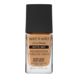 Wet n Wild Photo Focus Matte Foundation, Fondotinta Liquido a Coprenza Modulabile dal Finish Opaco, Leviga i Pori per un Incarnato Uniforme