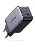 UGREEN Nexode 65W Caricatore USB C, 3 Porte di Ricarica Rapida, Compatibile con MacBook Air, iPhone 17 Pro Max Air/Serie 16-12, iPad, Samsung Galaxy S25/ S23/ S22, Google Pixel