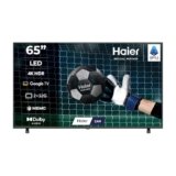 Haier LED 4K UHD H65K85FUX 65″ Smart TV, Google TV, Dolby Audio, HDR 10, Telecomando Smart, Google Assistant, Bluetooth 5.1, DBX TV, HDMI 2.1 x 4 [2025]