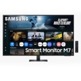 Samsung Smart Monitor M7 (S43FM702), Flat 43”, 3840×2160 (UHD 4K), Smart Hub con AI, Office 365, Gaming Hub, Speaker Integrati, Telecomando, WiFi, HDMI, USB-C