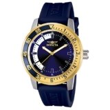 Invicta Men’s 12847 Specialty Blue Dial Blue Polyurethane Watch