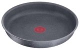 Lagostina Ingenio Mineralis Padella Ø 28 cm, Padella in Alluminio 100% Riciclato, per Gas, Forno e Induzione, con Indicatore di Cottura, Utilizzabile con Manico Removibile (non incluso)