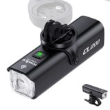 towild Ciclismo Luci Bici Luce Anteriore della Bicicletta, Bici fari 1200 Lumen 5000mAh Ricaricabile Installazione inversa Type-C IPX-6 Impermeabile 5 modalità Luci Bicicletta Led Ciclo Faro