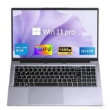 FUNYET Computer Portatile da 15,6 pollici, 16 GB di RAM, 1 TB di SSD, 2026 Nuovo Laptop Win 11 Pro, PC Portatile Processore N150 (fino a 3,6 GHz),6000 mAh, FHD 1920 * 1080 Notebook, viola