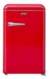 Akai CLASS131KRD – Frigorifero monoporta, 130 litri, colore Rosso, classe energetica E
