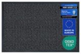Carpet Diem Zerbino 40 x 60 cm – Tappeto ingresso antisporco – Interno ed Zerbino da Esterno, Tappetino antiscivolo per Porta, Tappeto antisporco per Porta d Ingresso – Nero-antracite