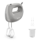 Moulinex Easy Max, Sbattitore Elettrico Compatto, 5 Velocità, 300 W di Potenza, Colore Pepper, Accessori Lavabili in Lavastoviglie, HM262B