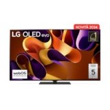 LG OLED evo 65”, Serie G4S 2024, OLED65G46LS, Smart TV 4K, Base da appoggio, Processore α11, Brightness Booster Max, 60W, Dolby Vision, Wi-Fi 6, 4 HDMI 2.1 4K@144Hz, GSYNC, VRR, ThinQ AI, webOS 24