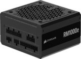 CORSAIR RM1000e (2025) Alimentatore ATX completamente modulare a basso rumore con cavo 12V-2×6 – conforme a ATX 3.1 e PCIe 5.1, efficienza Cybenetics Gold, condensatori a 105°C – Nero