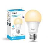 Tapo L510E Lampadina Wi-Fi E27, Funziona con Amazon Alexa e Google Home, 806 lumen, Giallo caldo dimmerabile dall’ 1% al 100%, 2700 K, Controllo da remoto, 1 pezzo