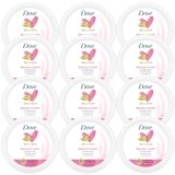 Dove Lotion, Beauty Cream – Light, Fast-Absorbing Face and Body Cream for Normal to Dry Skin, 24-Hour Moisture, Travel Size, 2.53 Fl Oz. (Pack of 12)