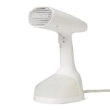 Amazon Basics Turbo Extreme Steam, Ferro da stiro a vapore verticale portatile, con 2 testine, 1500 W, Piccolo, Bianco