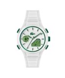 Lacoste LC33 Men’s Analog-Digital Watch – 45mm Sporty Fashion Timepiece with Silicone Strap, 10ATM Water Resistance – Gift for Him