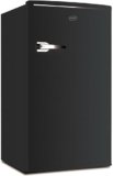 Daya VFTV-90B, Frigo Tavolo, Vintage Design, Defrost, Classe E, Capacità 85 litri, Vano Zero Gradi, Colore Nero