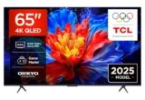 TCL 65P8K QLED 4K HDR Ultra HD 65″ QLED TV with Google TV Technology (Dolby Vision and Atmos, Motion Clarity Pro 144Hz, FreeSync, Onkyo 2.1 Audio, Google Assistant Compatible)