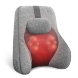 COMFIER Massaggiatore Schiena, Massaggiatore Shiatsu per Sedia da Ufficio, Cuscino Massaggio Cervicale Collo Spalle e Schiena Elettrico per Alleviare il Dolore, 2 Impostazioni di Calore, Regali