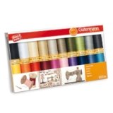Gutermann Colorful Cotton 50 Mercerized Thread Set 20 x 100m Reels