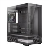 Noua Orizon MK100 | Case PC Gaming ATX Mid Tower | Ventola PWM Led ARGB | USB 3.0 e Type-C | Supporto Raffreddamento Liquido 360 mm | Vetro Temperato e Mesh | Nero
