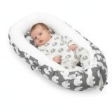 EAQ Riduttore Lettino Neonato Riduttore Culla -lettino da viaggio-100% Cotone Lavabile In Lavatrice (elephant)