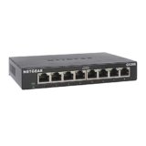 NETGEAR Switch Ethernet 8 porte Unmanaged (GS308), Switch Gigabit hub di rete domestica, Switch 8 Porte gigabit per ufficio, Plug-and-play, silenzioso, montaggio desktop o a parete