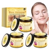 Crema professionale completa al veleno d’api, estratti naturali – Crema rigenerante per la pelle, unguento al veleno d’api adatto a tutti i tipi di pelle 50 g (3 flaconi)