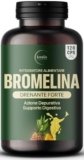 Bromelina Forte Drenante – 5000 GDU/g + 2500 GDU/g – PURA EXTRA forte da Ananas, Azione Anticellulite e Detox, Bromelina Plus Drenante Gambe, Made in Italy