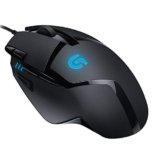 Logitech G G402 Mouse Gaming Hyperion Fury, 4.000 DPI, Design Leggero, 8 Pulsanti Programmabili, Compatibile con PC/Mac/Laptop, PC/Mac – Nero