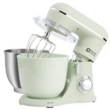 Kitchen in the box Impastatrice Planetaria, 2 Ciotole 4,5 L+5 L Impastatrice Professionale, 10 Velocità con Uncino Impastatore, Mescolatore, Frusta Sbattitric, 1300W (Verde Chiaro)
