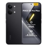 POCO X8 Pro Max, Smartphone 12+512GB, Dimensity 9500s, Batteria 8500mAh (typ), Display AMOLED ultra luminoso, Fotocamera da 50MP con OIS, Nero, Garanzia 2 anni+1 anno extra, Caricatore non incluso