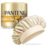 Pantene Pro-V Set Cuffia Seta Per Capelli + Maschera Capelli, Rigenera E Protegge Protezione Cheratina, Aiuta A Riparare I Danni Da Styling In 1 Applicazione, 300ml