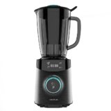 Cecotec Frullatore a bicchiere Power Black Titanium 1800 Advance da 1800 W e corpo in acciaio inox, con lama a 8 lame con rivestimento in titanio nero e caraffa in vetro fuso da 1,8 L di capacità.