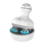 Comfier Massaggiatore Cuoio Capelluto Cordless – Massaggiatore Testa Impermeabile 4 Modalità 4 Testine 84 Nodi di Massaggio, regali per donna/mamma/moglie/uomo