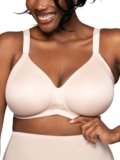 Beauty Back Full Figure Wirefree Extended Side and Back Smoother Bra 71267, Sheer Quartz, 38C