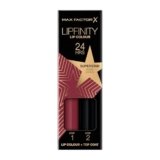 Max Factor, Lipfinity Lip Colour Tinta Labbra Matte Lunga Durata E Gloss Idratante, Applicazione Bifase, Edizione Limitata, 86 Superstar