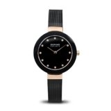 BERING Donna Analogico Quarzo Ceramic Orologio con Cinturino in Acciaio inossidabile Cinturino e Vetro zaffiro 11429-166