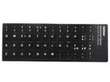Italian Learning Keyboard Layout Sticker tasti neri adesivi per computer
