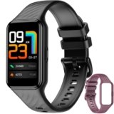 Baolubao Smartwatch, 1,47″ Smartwatch Uomo Donna, Orologio Intelligente Uomo, SpO2/Sonno/Contapassi/Design Sottile, Activity Tracker Android iOS, Smart Watch Impermeabile IP68 (2 Cinturini)