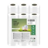 Sacchetti Sottovuoto Alimenti, Rotolo Sottovuoto Alimenti Senza BPA, 20×3/28×3/300 cm, Sacchetti per Sottovuoto Alimenti Resistenti Alle Lacerazioni, Adatti per Cottura Sous Vide e Conservazione