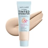 Wet n Wild, Bare Focus Tinted Hydrator, Crema Viso Colorata Idratante con Acido Ialuronico e Squalano Vegano, Texture Leggera, Copertura Media e Finish Matte Luminoso, Light Medium