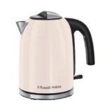 Russell Hobbs Bollitore Elettrico [1,7L, 2400W] Colours Plus Jasmine (Acciaio inox, Ebollizione rapida, Indicatore acqua, Filtro anticalcare, Risparmio energetico, Beccuccio Perfect Pour) 28510-70