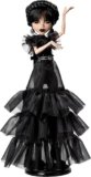 Monster High Mercoledì, bambola Rave’N Mercoledì da collezione in abito nero in stile gotico ispirato alla scena del ballo, accessori premium e supporto per bambola, HXJ03