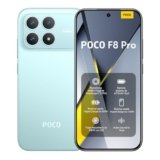 XIAOMI POCO F8 Pro, Smartphone 12+256 GB, Display AMOLED 6,59″ 120Hz, Tripla Fotocamera 50MP Teleobiettivo 60mm, Audio Sound by Bose, Batteria 6210mAh, Blu, Garanzia 2 anni, Caricatore escluso