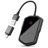 2 in 1 Wireless CarPlay Adapter for iPhone & Android – 2025 Edition Easy Plug & Play Setup, Auto-Reconnect, WiFi & Bluetooth CarPlay Adapter for iPhone | iOS 10+/Android 11+ | Fast, Stable Connection