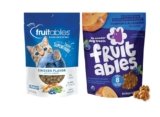 Fruitables Blueberry Pet Parent Pack – 1 Dog (7oz) Bag & 1 Cat (2.5oz) Bag | Crunchy Natural Treats for Dogs & Cats