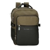 Pepe Jeans Jarvis Zaino per laptop adattabile, verde scuro, Zaino PC 15,6
