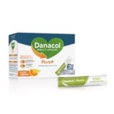 DANACOL Plus + Integratore Alimentare, Riduce il Colesterolo grazie agli Steroli Vegetali, Vitamina B1, Pronto da Bere, Senza MonacolinaK, 30 Stick da 15 ml (30 giorni)