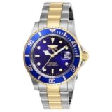 Invicta Men’s Pro Diver Quartz Watch with Stainless Steel Strap, Two Tone, 20 (Model: 26972)