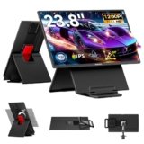 Blackview Monitor Portatile per Laptop, 23.8″ 1080P FHD 100Hz, Monitor Gaming IPS, Supporto pieghevole regolabile 90°, per Laptop, Desktop, MacBook, PS4/5, Compatibile VESA
