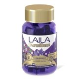 Laila DormiBene Integratore alimentare per il sonno a base di Herbal 5 Complex e Melatonina per favorire un rapido addormentamento. Confezione da 30 pastiglie gommose. Senza zuccheri
