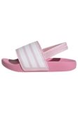 adidas Unisex – Bimbi 0-24 ADILETTE ESTRAP SLIDES INFANTS, Clear Pink/Cloud White/Bliss Pink, 21 EU